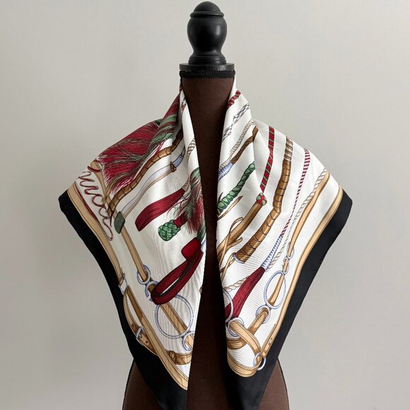 New Gucci Equestrian Silk Scarf - Picture 3 of 16
